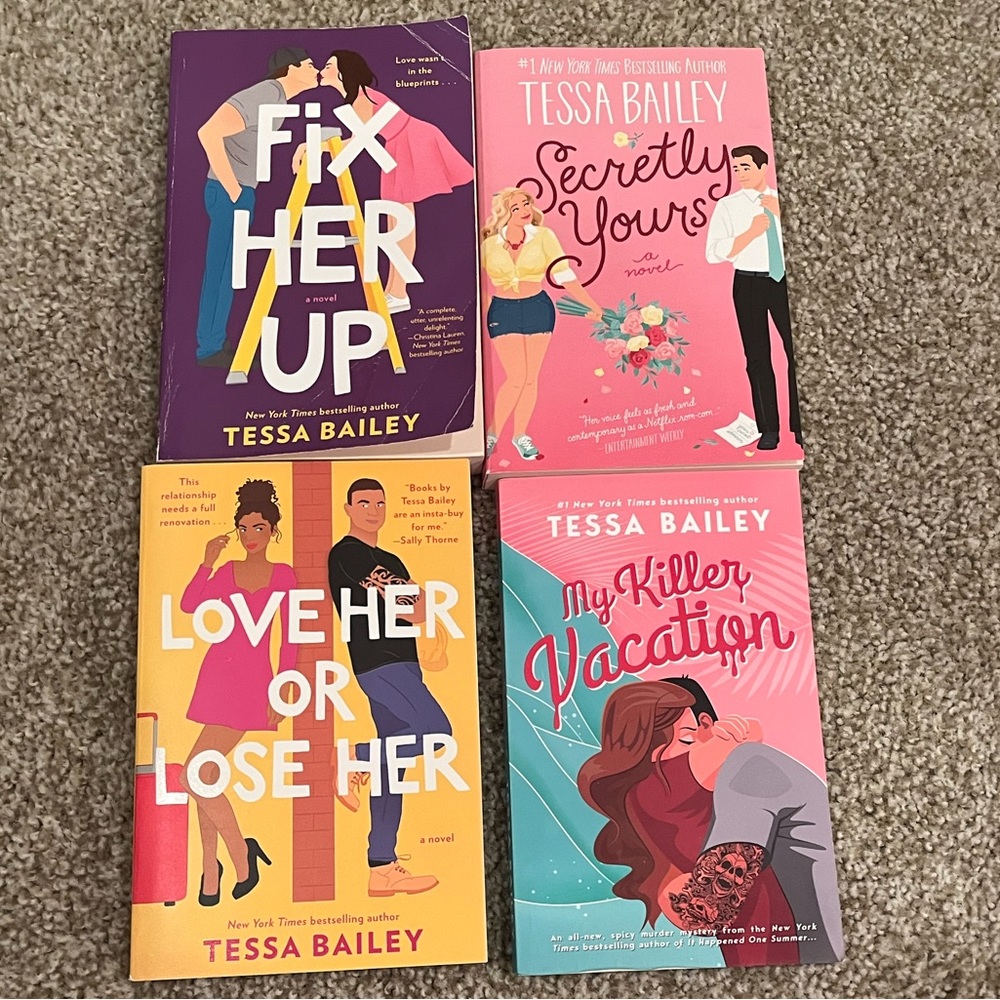 Tessa Bailey 4 book bundle